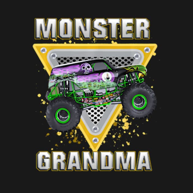 Monster Truck Grandma Mothers Day Monster Truck Are My Jam by MaciGalloway3