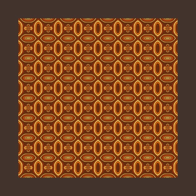 Brown algorithmic maze by Gaspar Avila