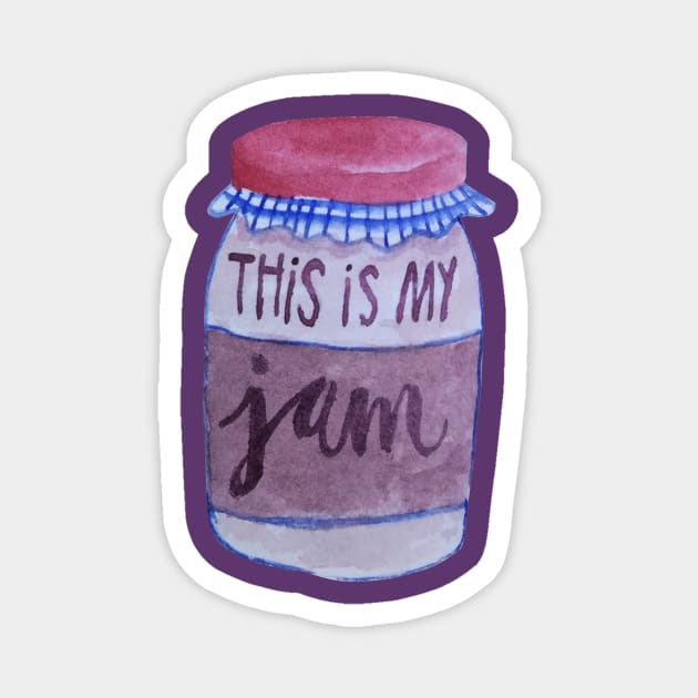 This Is My Jam Magnet by Vaeya