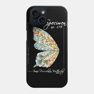 Imari Porcelain Butterfly | Vintage Modern Zoological Print White Phone Case