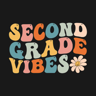 Second grade Vibes - 2nd Grade Team Retro 1st Day of School T-Shirt