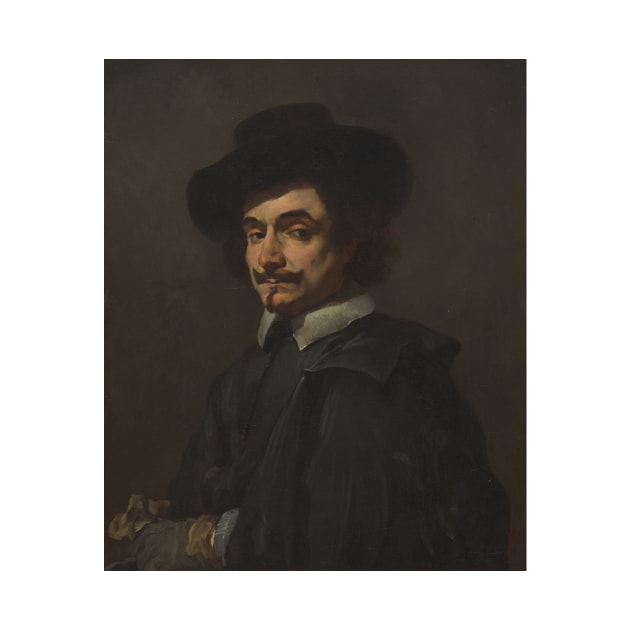 Portrait of a Man by Jan Baptist Weenix by Classic Art Stall