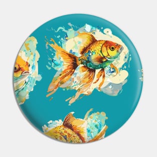 Goldfish Parade Pin