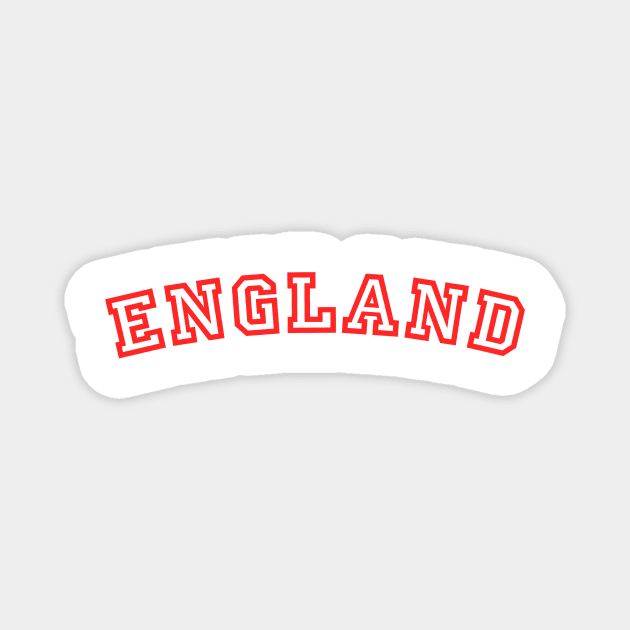 england y2k sports logo Magnet by twothousands
