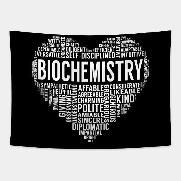 Biochemistry Heart Tapestry by LotusTee