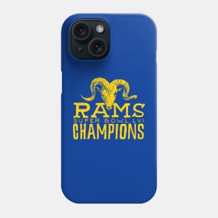 Los Angeles Raaaams 17 champions Phone Case