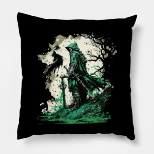 green wiz Pillow