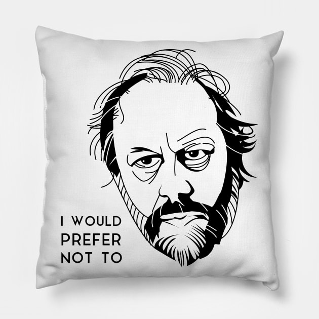 Žižek - I would prefer not to V.5 Pillow by RAdesigns