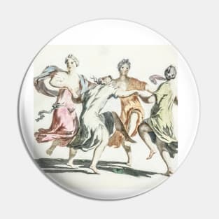 Four Dancing Women by Johan Teyler (1648-1709). Pin