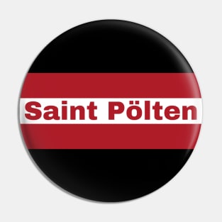 Saint Polten City in Austrian Flag Pin