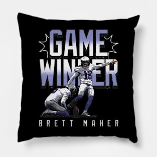 Brett Maher Dallas Game Winner Pillow