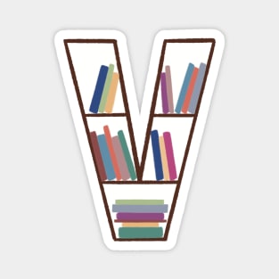 V Bookcase Magnet