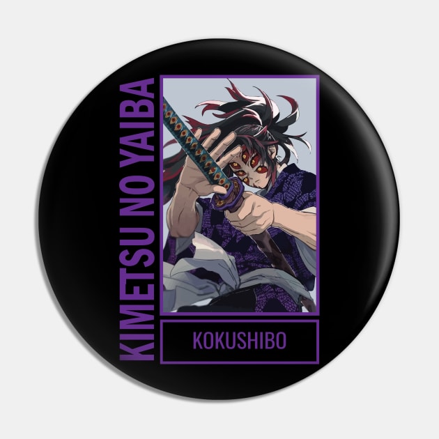 Kokushibo - Demon Slayer Pin by Buggy D Clown