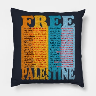 Free Palestine,Palestine cities, Palestine solidarity,Support Palestinian artisans,End occupation Pillow