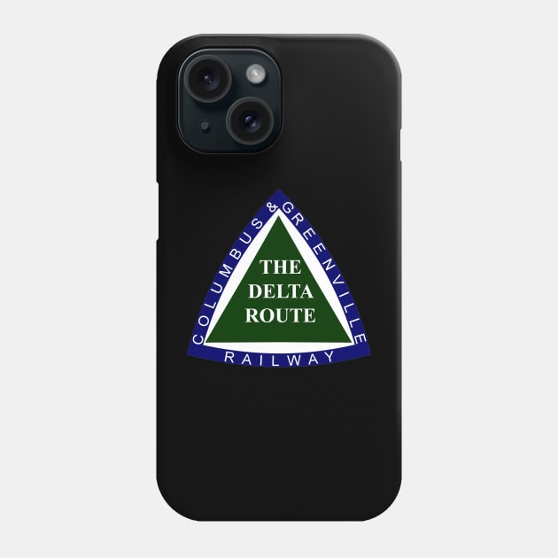 The Columbus & Greenville Railway Phone Case by Railway Tees For All