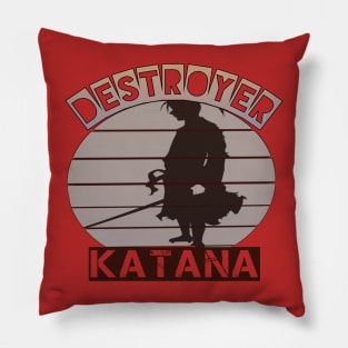 Destroyer katana Pillow