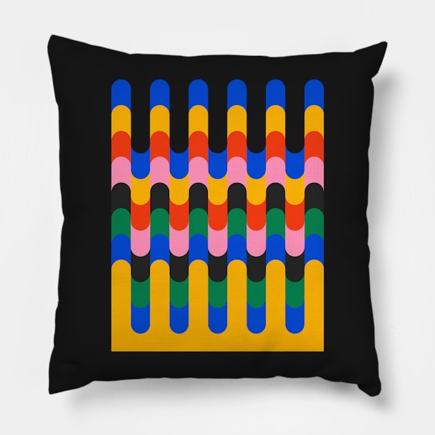 Alignment: Bauhaus 1919 Exhibition 04 Pillow by ayeyokp