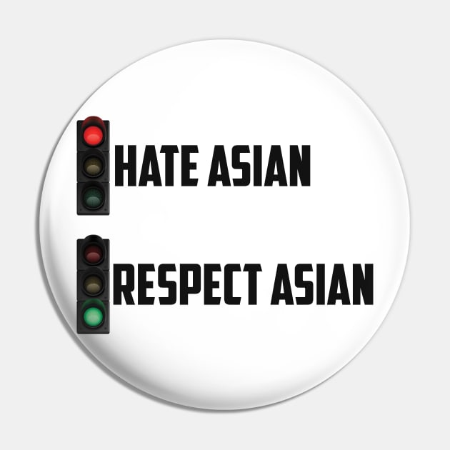 Stop Asian Hate Pin by Calisi