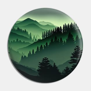 Forest - Mountains Pin