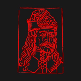 Medieval Vlad Tepes Woodcut T-Shirt