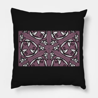 squiggle flight cycle abstract pattern Pillow