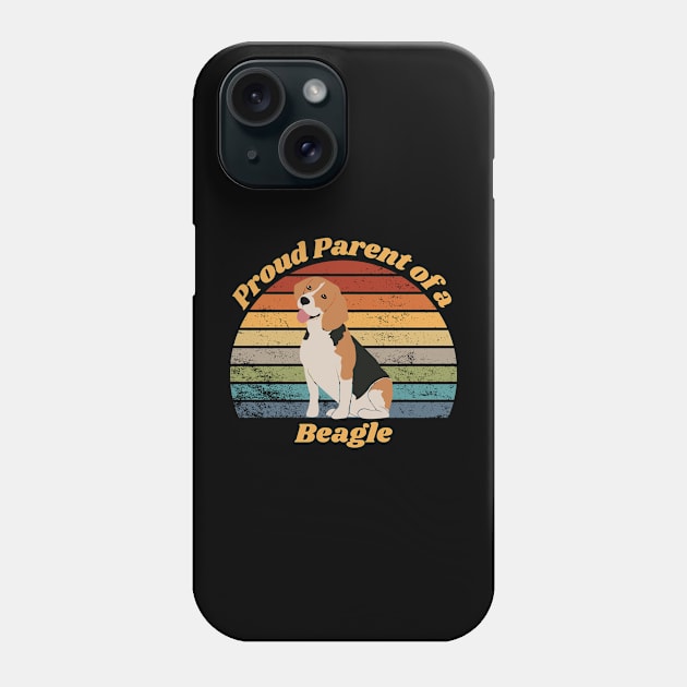 Proud Parent of a Beagle Phone Case by RAMDesignsbyRoger