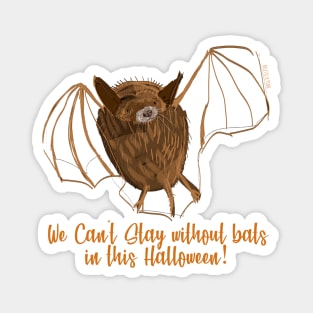 Adorable Bats for Halloween Magnet