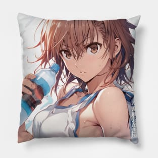 misaka workout Pillow