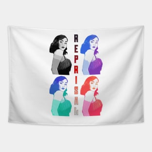 reprisal tv series Madison Davenport as Meredith fan works graphic design by ironpalette Tapestry