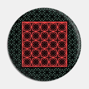 Art Deco Bohemian Mosaic 2 Pin