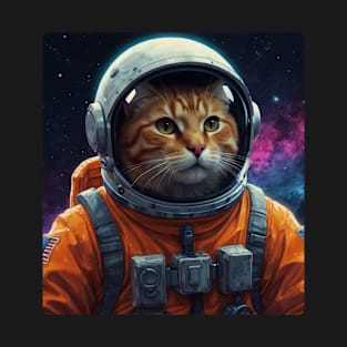 ATRONAUT CAT SPACE T-Shirt