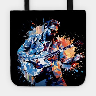 Acoustic Guitar Player Music Performance Abstract Tote