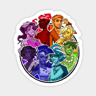 D20 Color Wheel Magnet