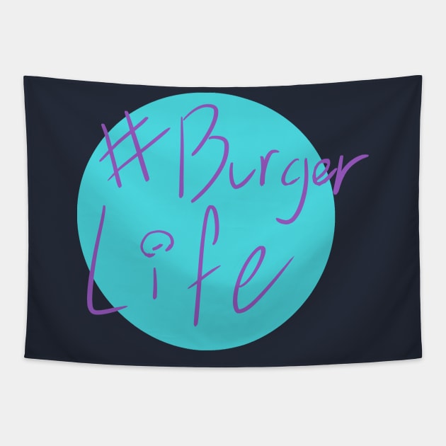 # Burger Life (blue) Tapestry by Williamsburg Learning