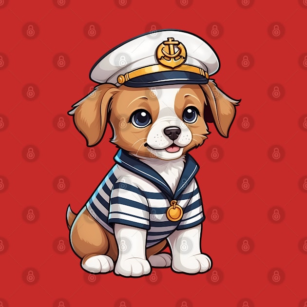 Cute Sailor Puppy by Leon Star Shop