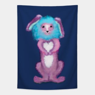 Rabbit Leo SO FLUFFY Tapestry