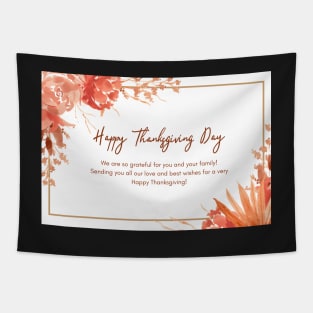 Happy Thanksgiving Card - 15 Tapestry