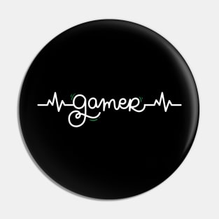 Gamer Heartbeat Gift Pin