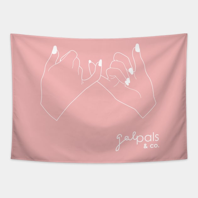 galpals and co (white) Tapestry by galpalsandco