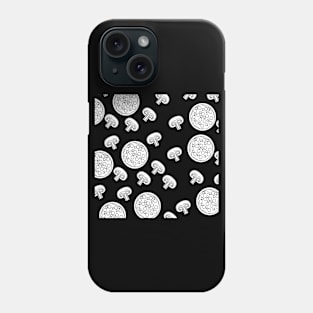 Mushroom Pattern Cute Cottagecore Aesthetic Mycology Fungi Foraging Phone Case