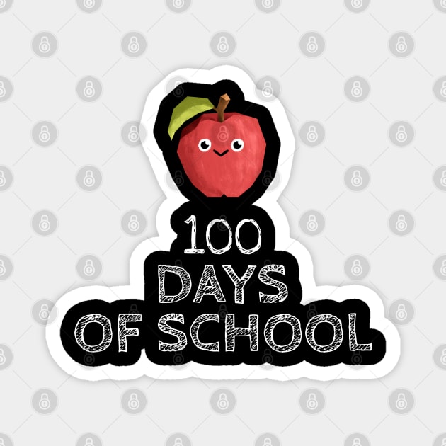 100 days of school Magnet by Pixel Threads 