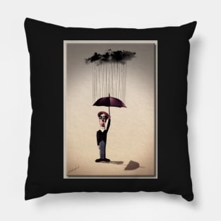 A Little Rain Must Fall Pillow