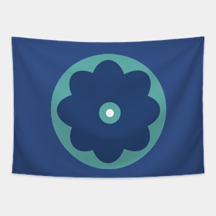 Blue  Marguerite Tapestry