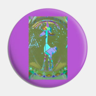 Llama Unicorn Clown Pin