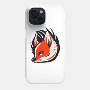 Furry Fox Head Phone Case