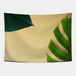 Monstera Leaves Tapestry