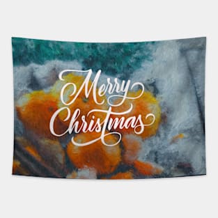 Impressionism Christmas Tapestry