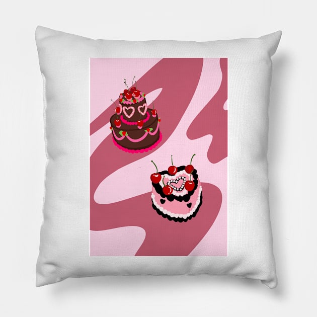 Cute cakes Pillow by hgrasel