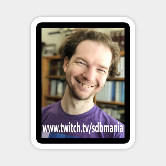 The Official SDBmania Twitch Channel Merchandise Magnet by The SDBmania Twitch Channel Store