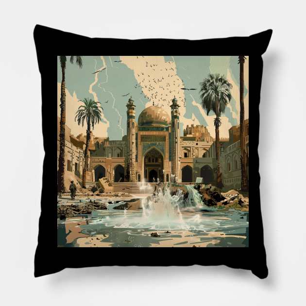 Iraq Pillow by ComicsFactory